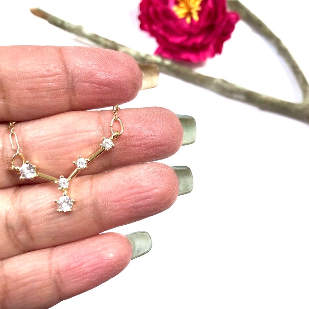 Cancer Necklace, Constellation, Zodiac, Astrology